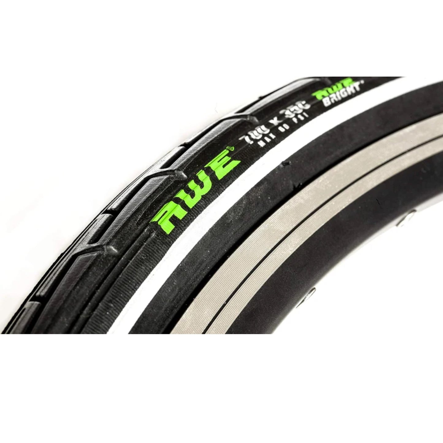 Awe High Visibility Reflective 700 x 35C Puncture Protection Road Bike Tyre