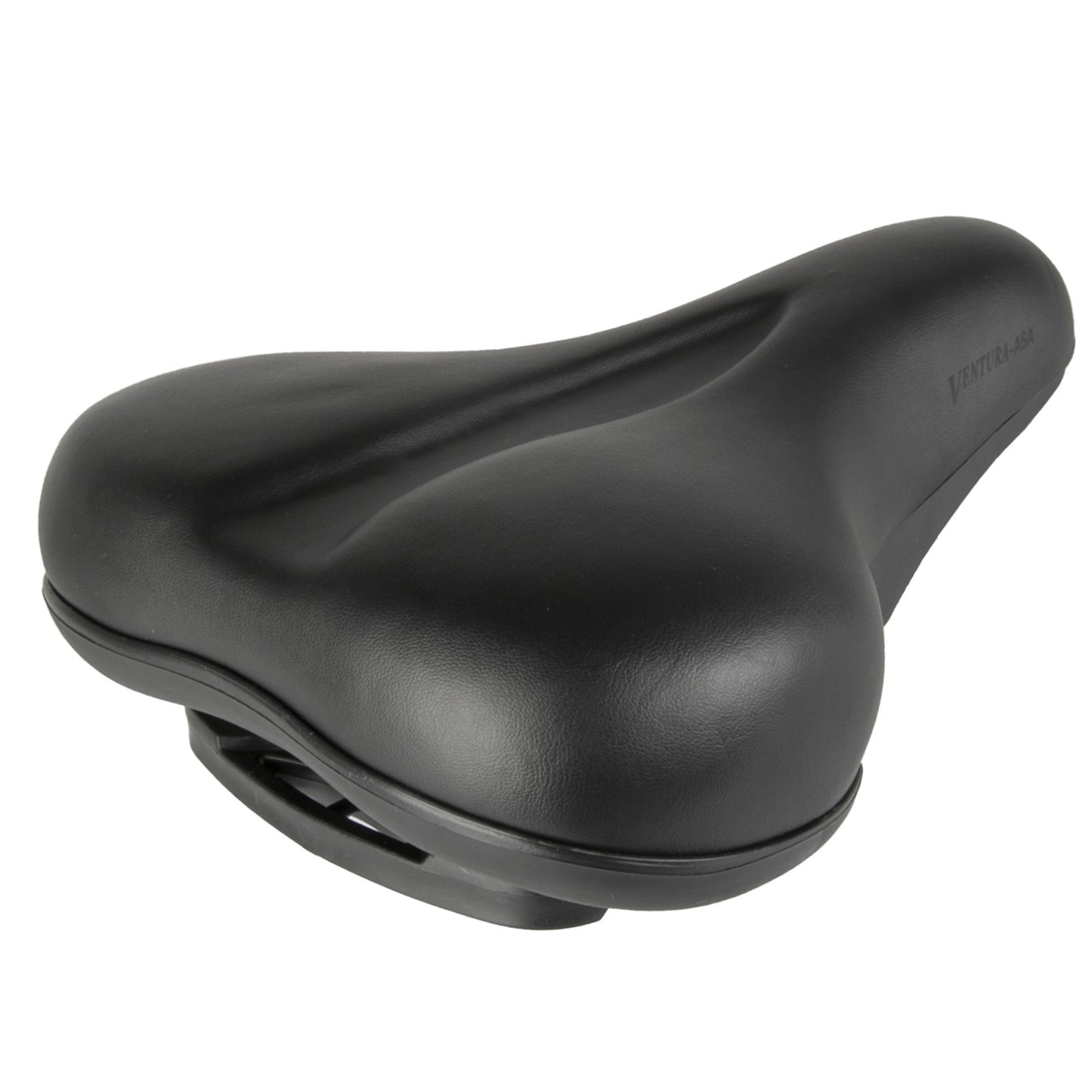 VENTURA Shock Absorbing Gel Trekking Bike Saddle Black