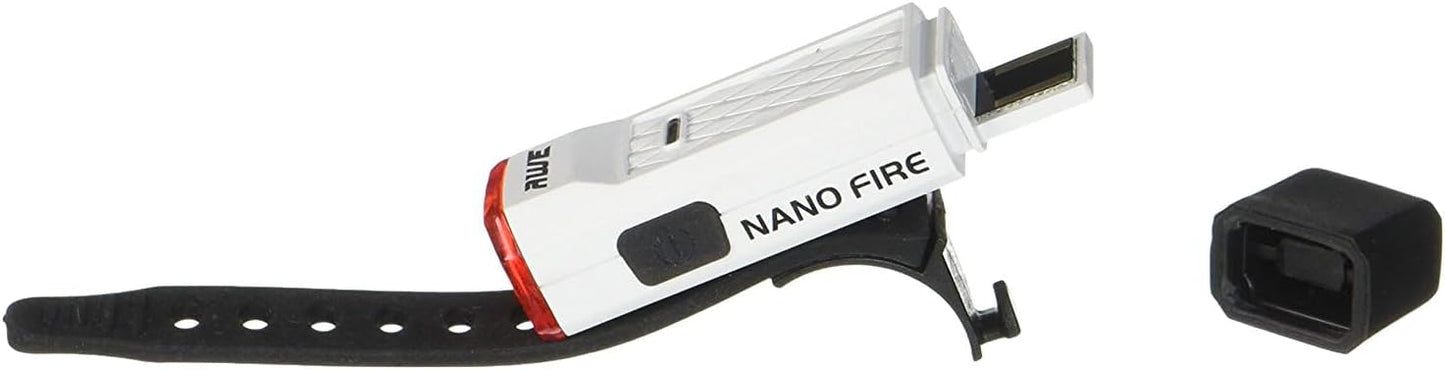 Awe Nano Fire USB 12 Lumens Rechargeable Rear Light White