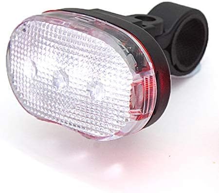 Sport Direct Mega Bright 3 x White LEDs Battery Front Bike Light