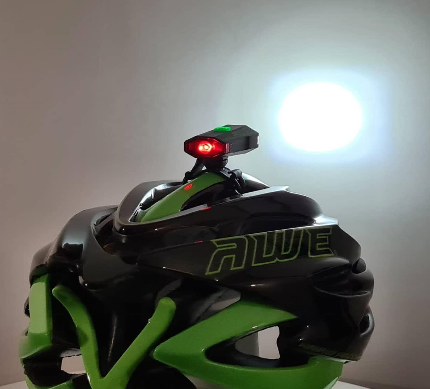 Awe 180 Lumens 2 x LED's USB Rechargeable Bike Helmet Light 360º Visibility