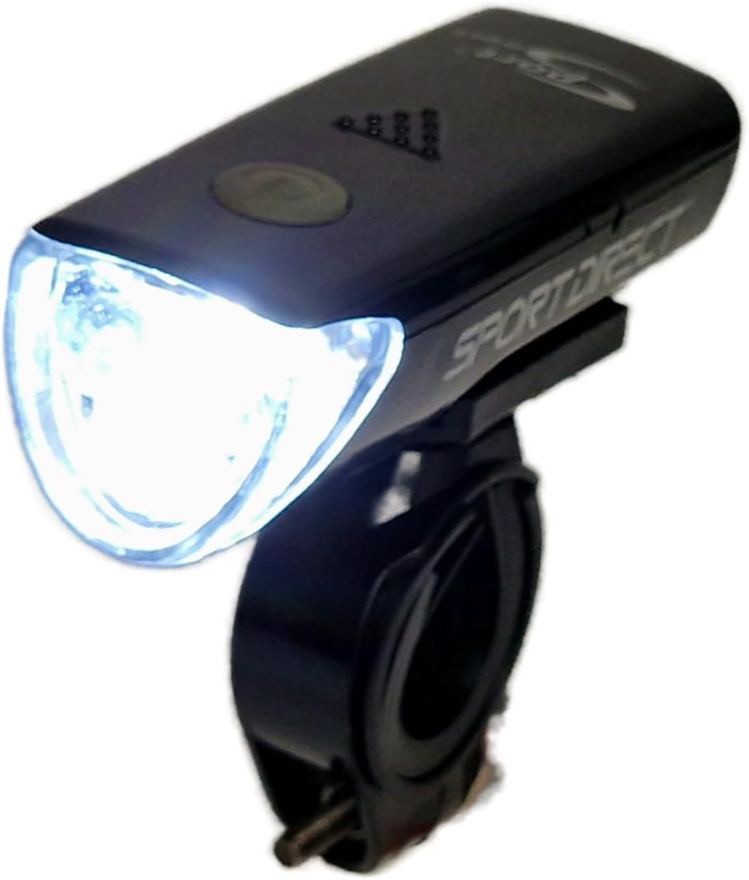Sport Direct Mega White LED 20 Lumens Battery Front Bike Light