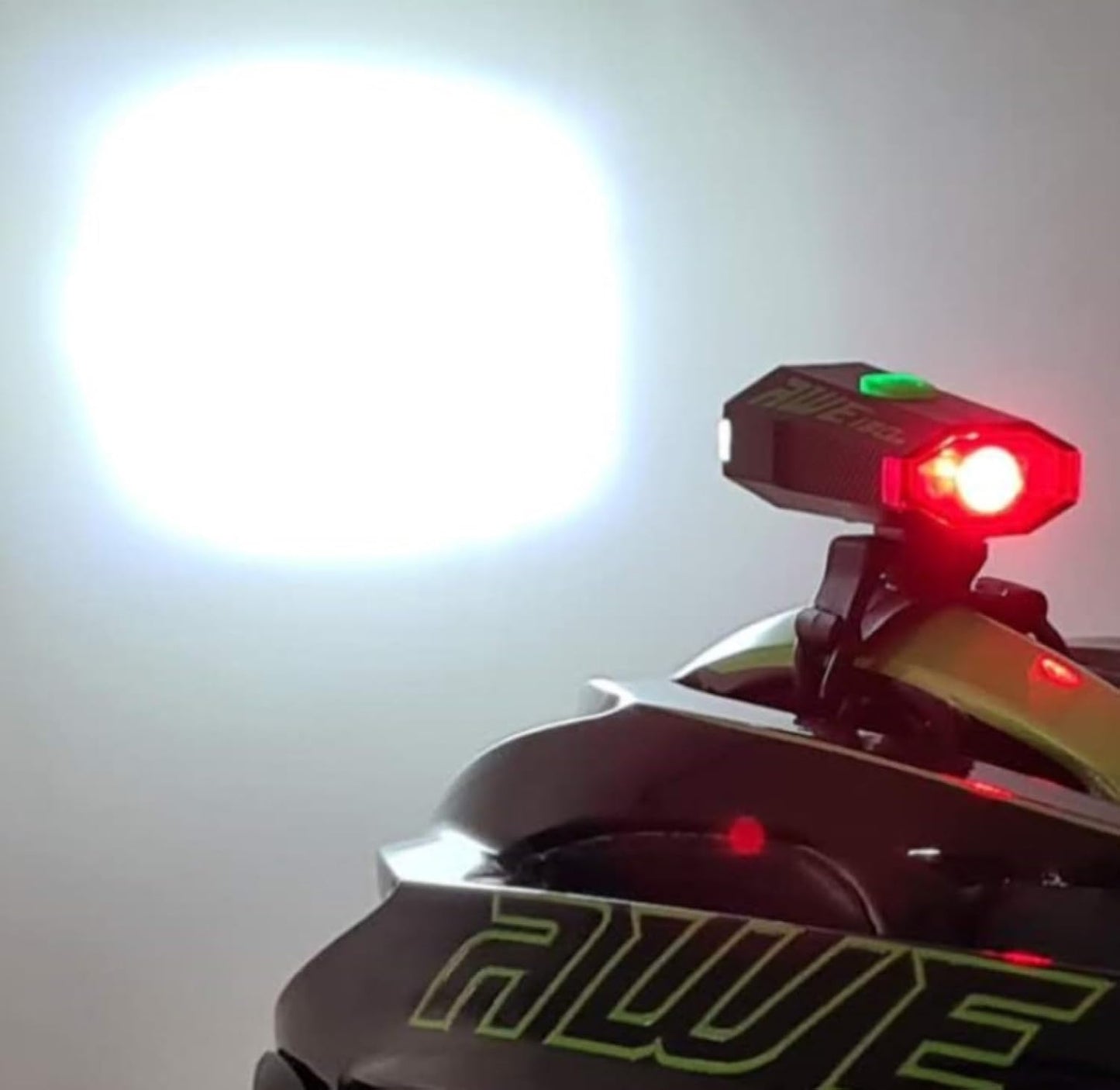 Awe 180 Lumens 2 x LED's USB Rechargeable Bike Helmet Light 360º Visibility