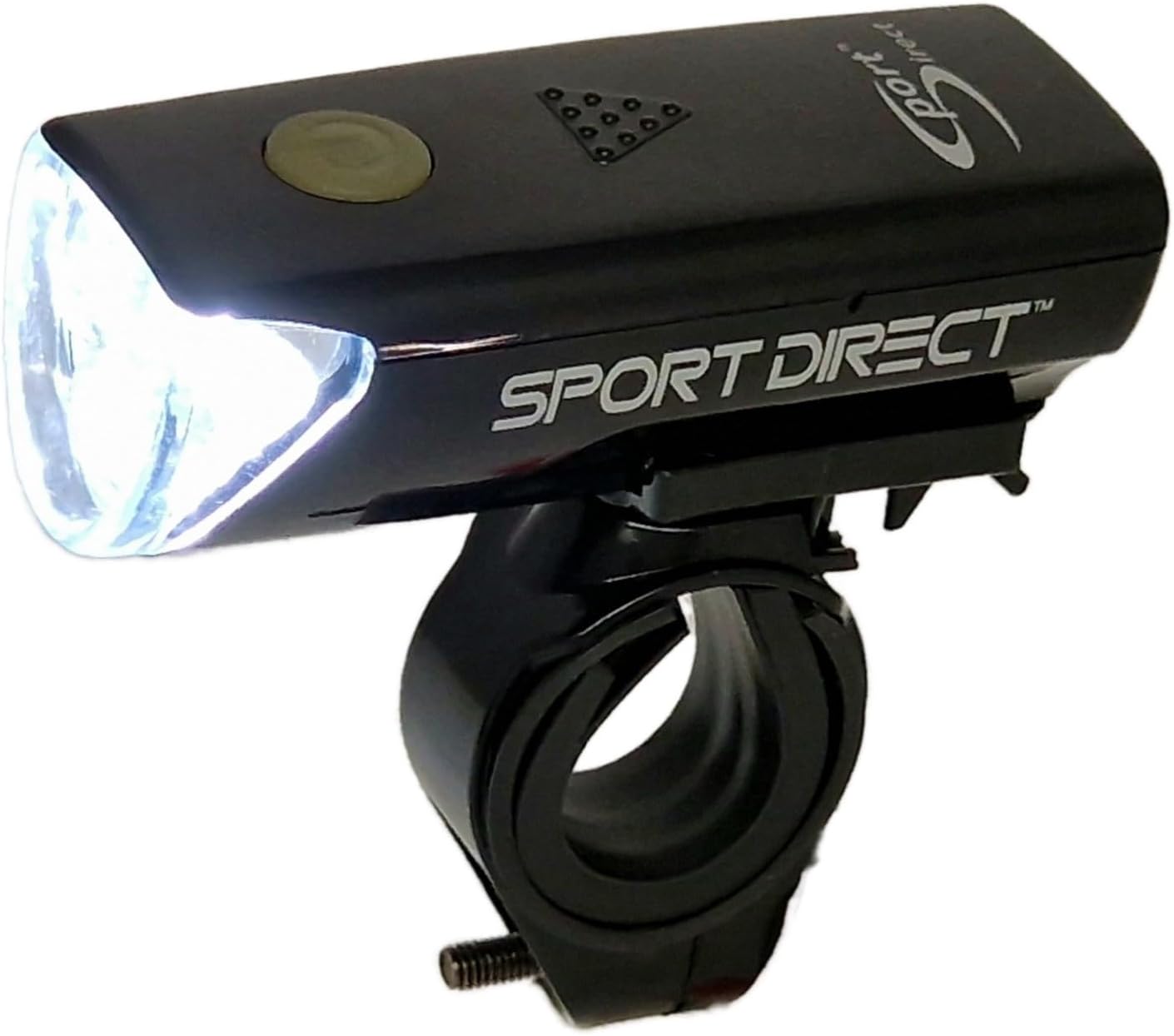 Sport Direct Mega White LED 20 Lumens Battery Front Bike Light