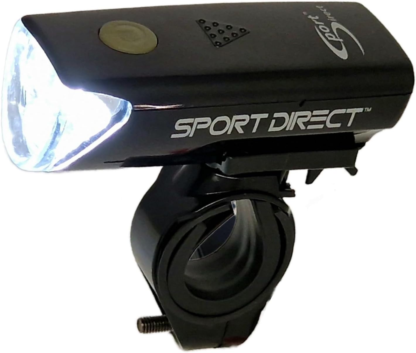 Sport Direct Mega White LED 20 Lumens Battery Front Bike Light