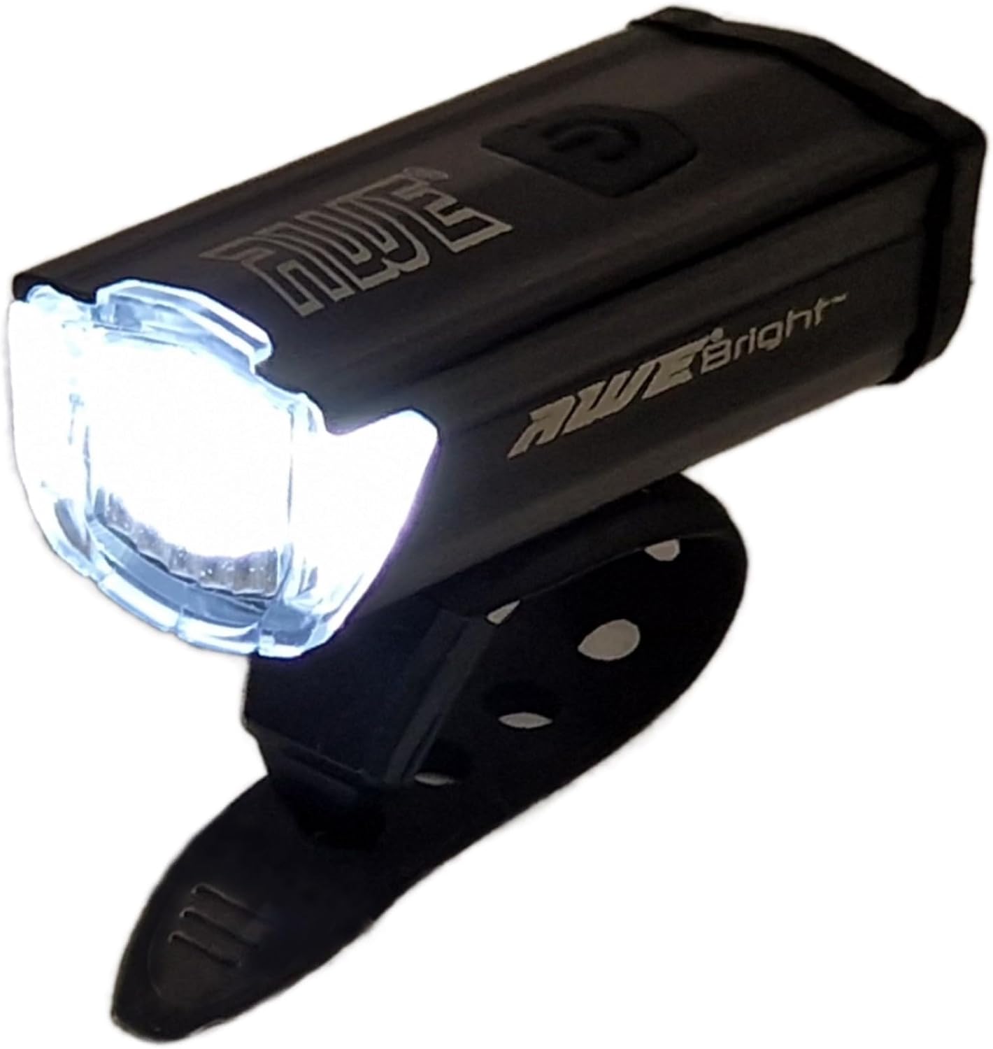 Awe 300 Lumens 1 x LED Alloy USB Rechargeable Front Bike Light