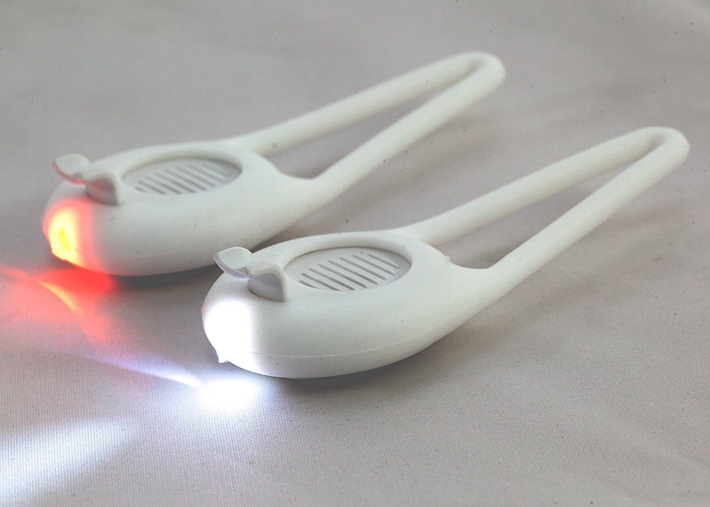 Sport Direct Mega Mini 2 x 1 LED Battery Silicone Bike Light Set