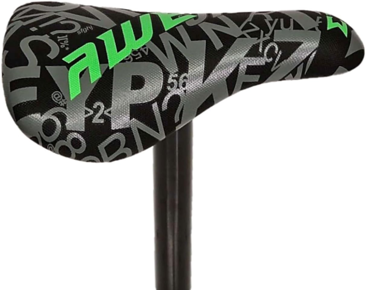 Awe BMX Freestyle Saddle Black/Grey Length: 210mm, Width: 122mm