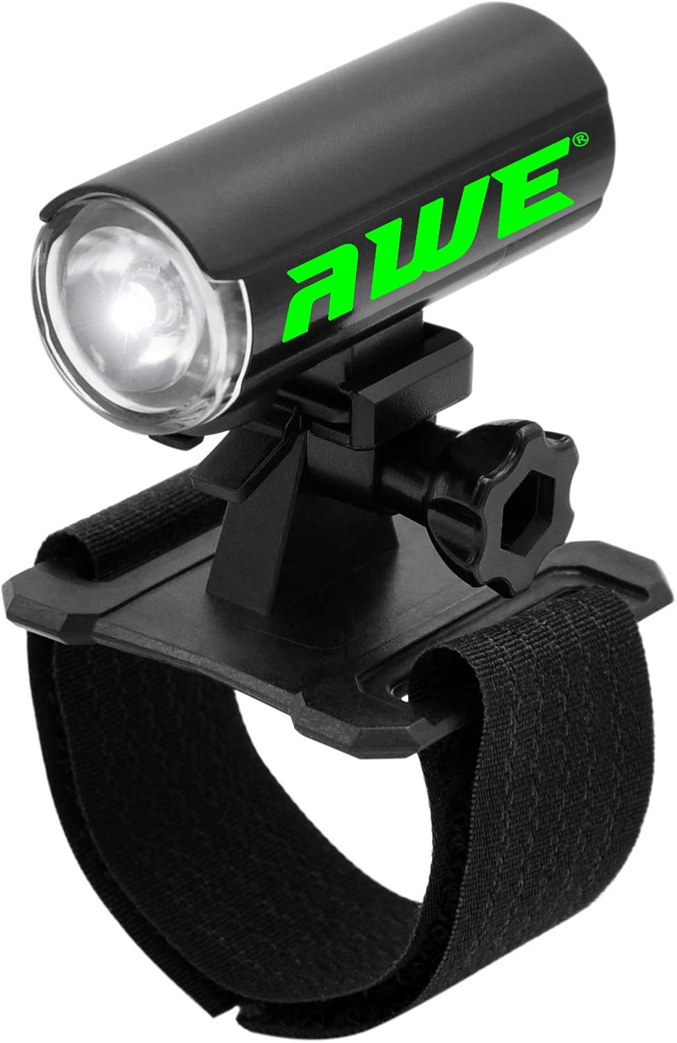 AWE 150 Lumens 1 x Front LED & 7 x Rear COB's USB Bike Helmet Light 360º Visibility