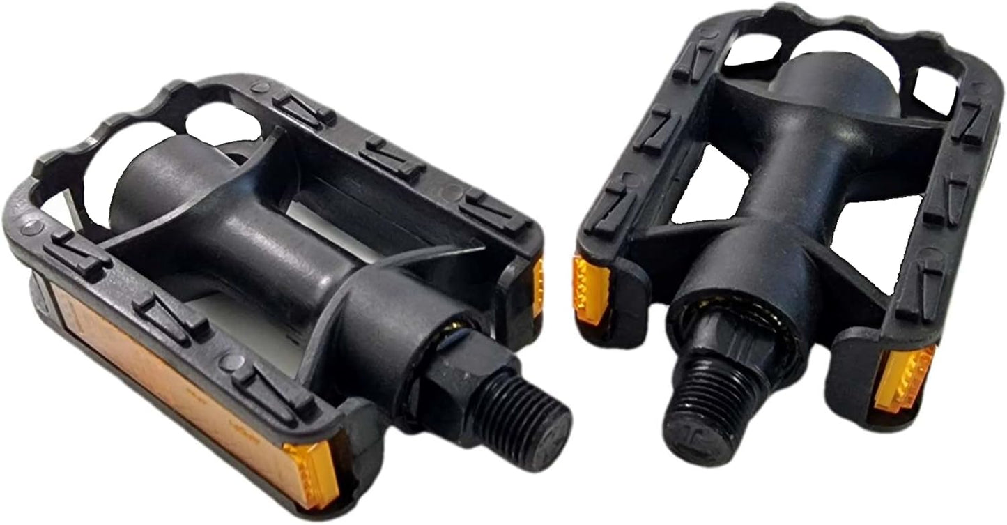 Sport Direct Childs Resin 1/2" Reflector Bike Pedal British Standards