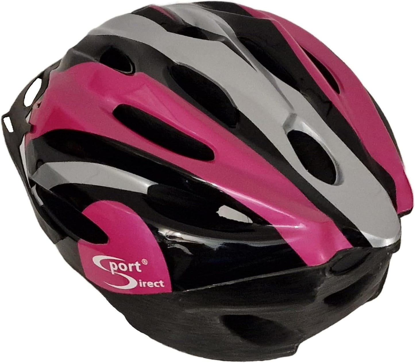 Sport Direct 22 Vent Adult Bike Helmet Medium 55-58cm Pink/Black/Silver