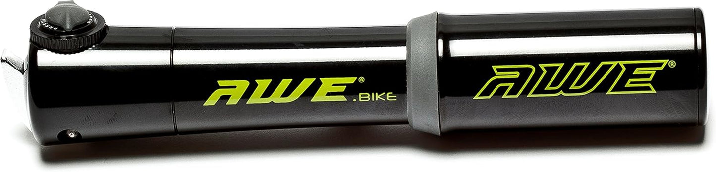 Awe 80 PSI CNC 6063 Alloy Mini Bike Pump Schrader/Presta Valve