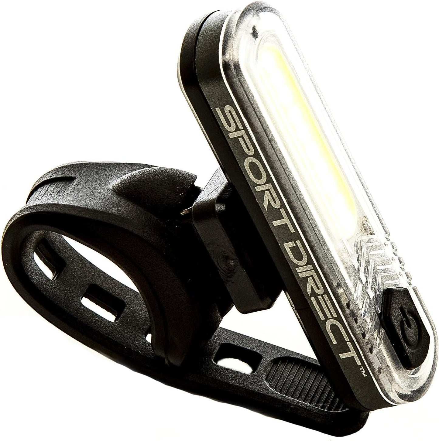 Sport Direct 100 Lumens 10 x COB LEDs USB Rechargeable Front Bike Light