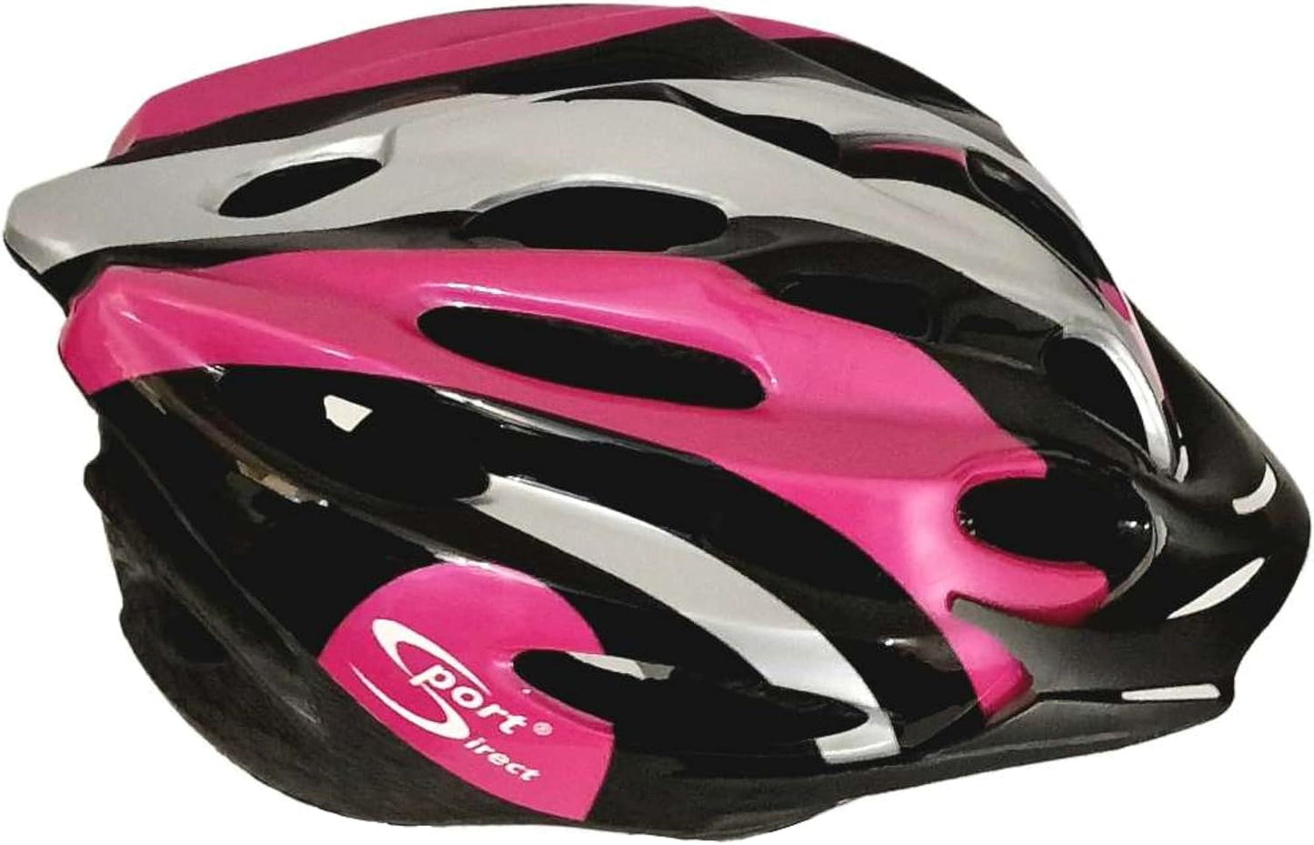 Sport Direct 22 Vent Adult Bike Helmet Medium 55-58cm Pink/Black/Silver