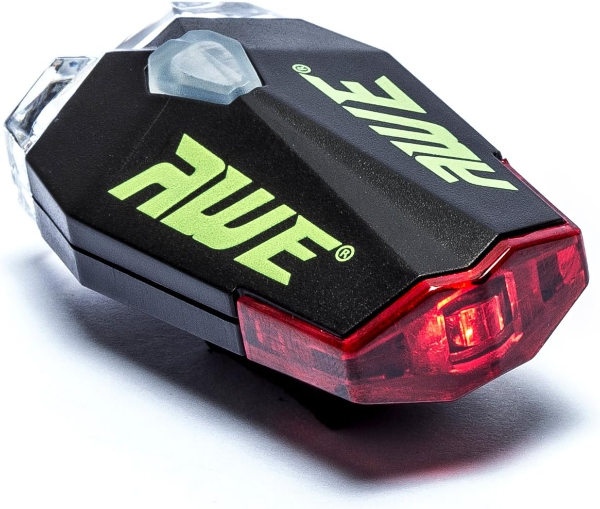 Awe 40 Lumens 2 x LED USB Rechargeable Bike Helmet Light 360º Visibility