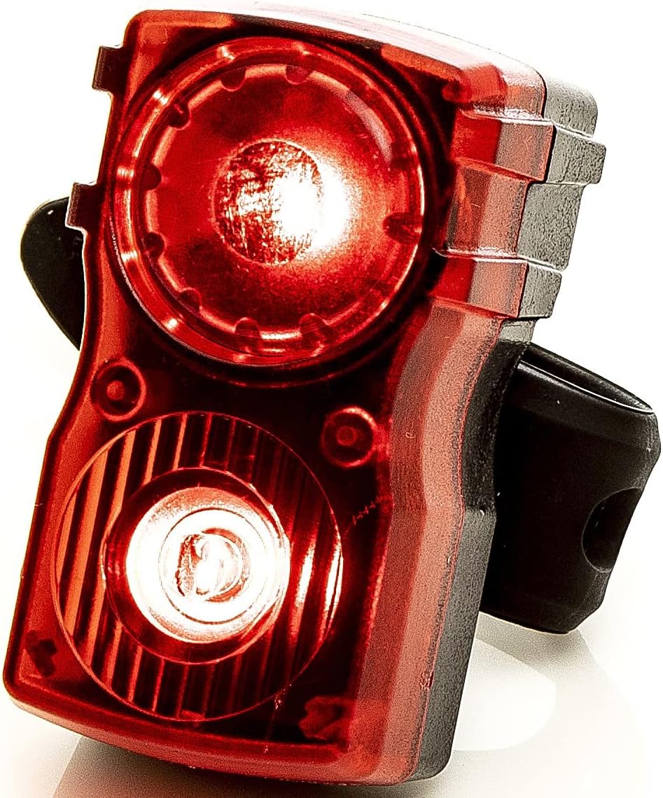 Awe Flash 40 Lumens 2 x 0.5W Red LEDs USB Rechargeable Bike Rear Light