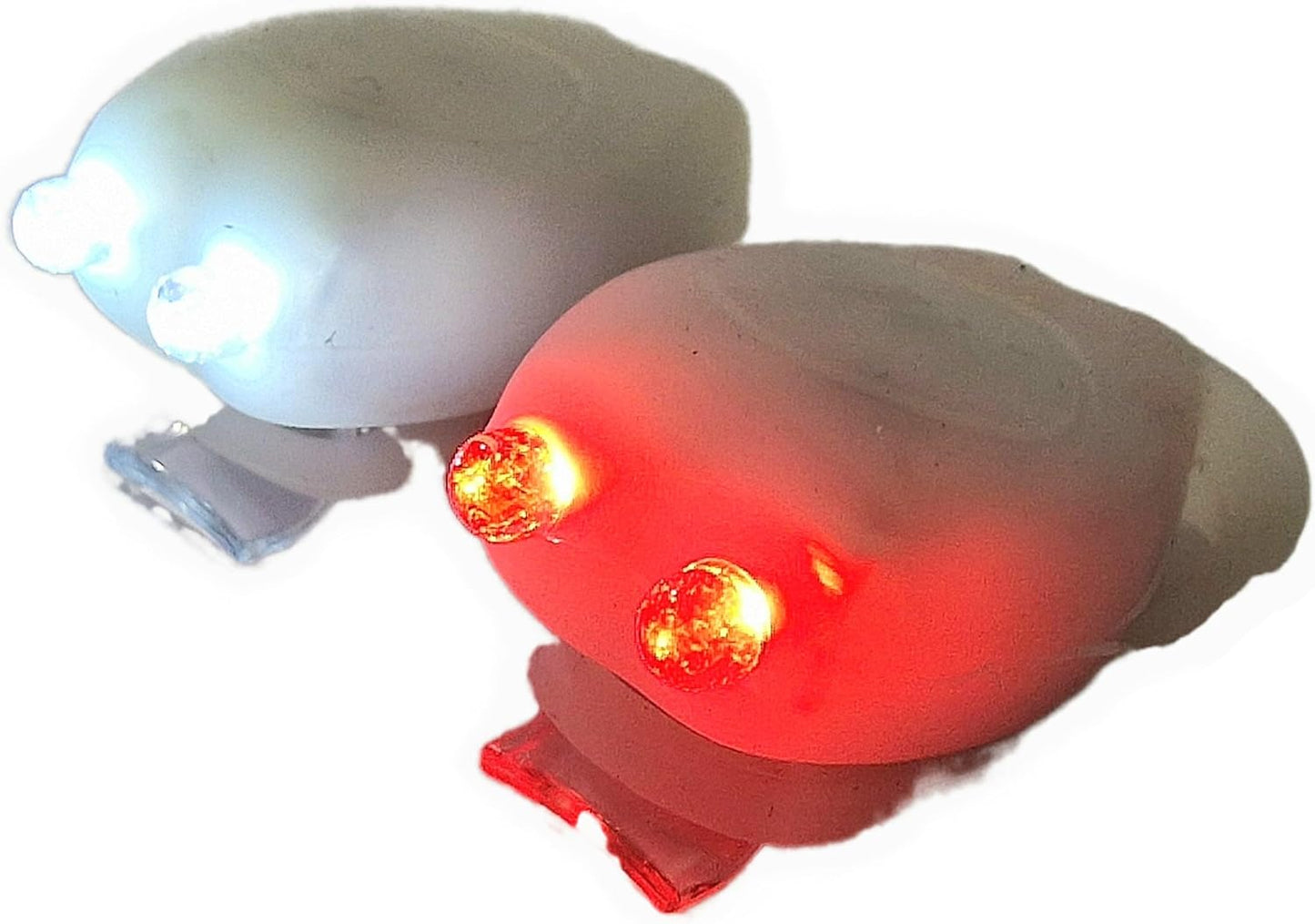 Sport Direct Mega Mini 2 x 2 LED Battery Silicone Bike Light Set