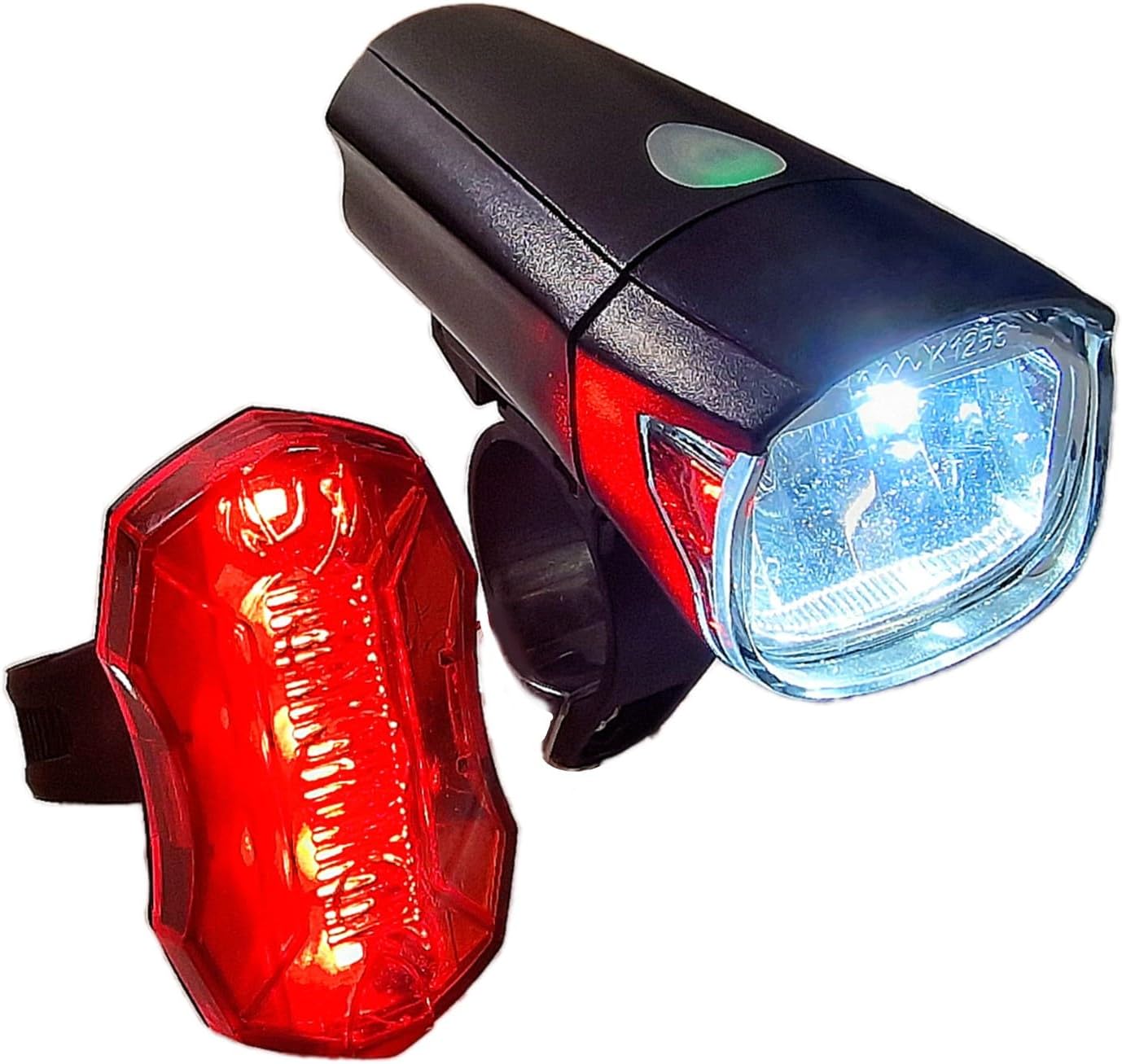 AweCity+ 30 Lux Opti Tec Lens Front & Rear 5 x Red SMD LEDs Bike Light Set