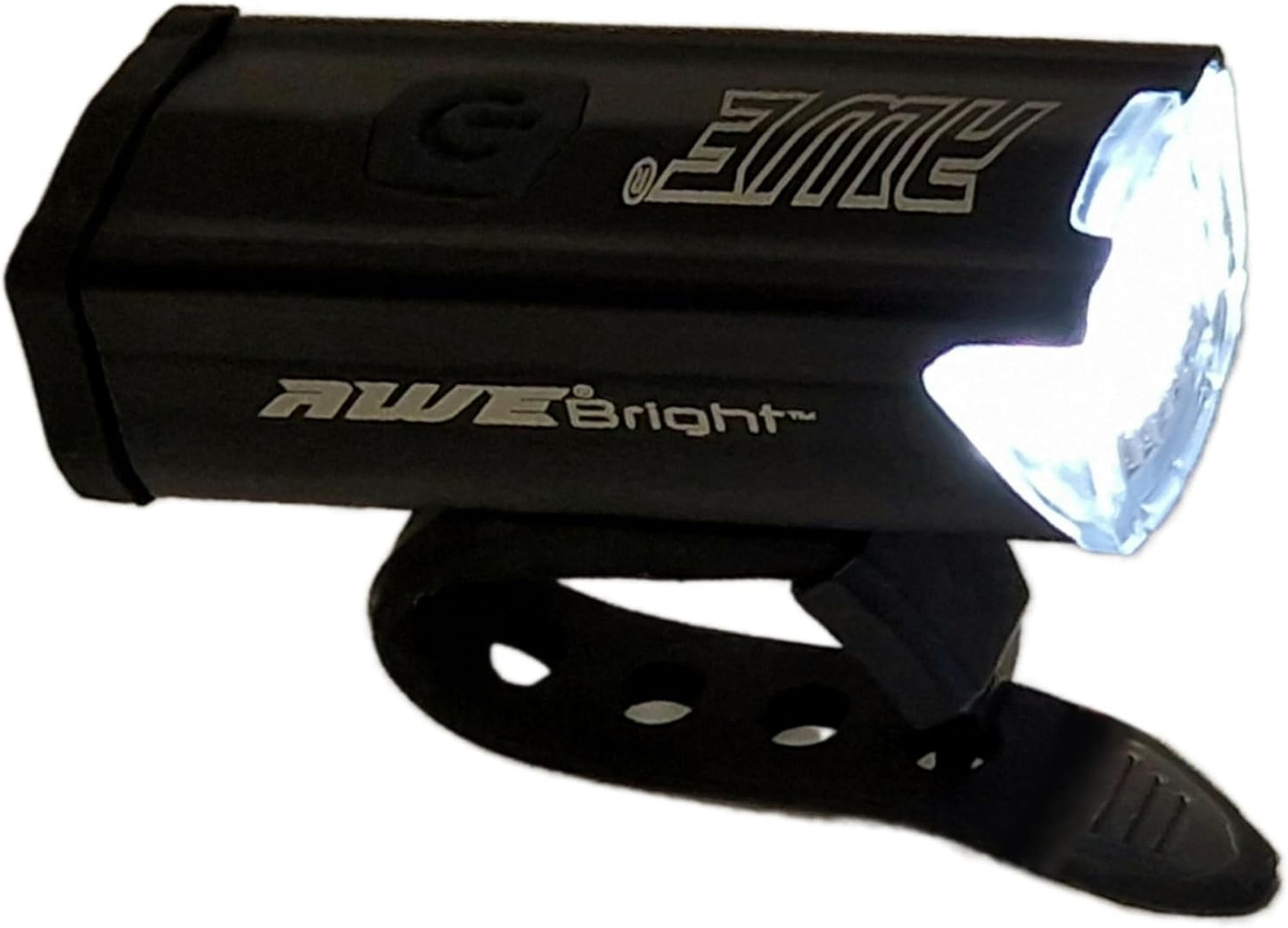 Awe 300 Lumens 1 x LED Alloy USB Rechargeable Front Bike Light