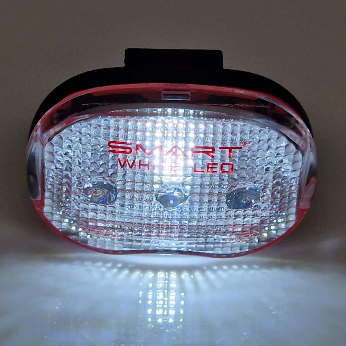 SMART 1 x Superbright White SMD LED 15 Lumens Battery Front Bike/Bicycle Light