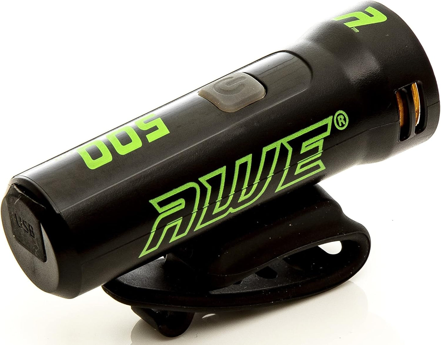 Awe Blast 500 Lumens USB Rechargeable LED Front Bike Light Black