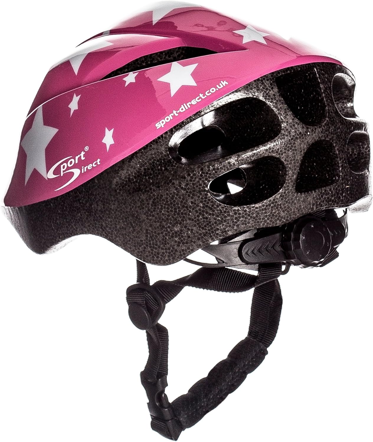 Sport Direct "Pink Star" Pink Kids Bike Helmet Extra Small 48-52cm