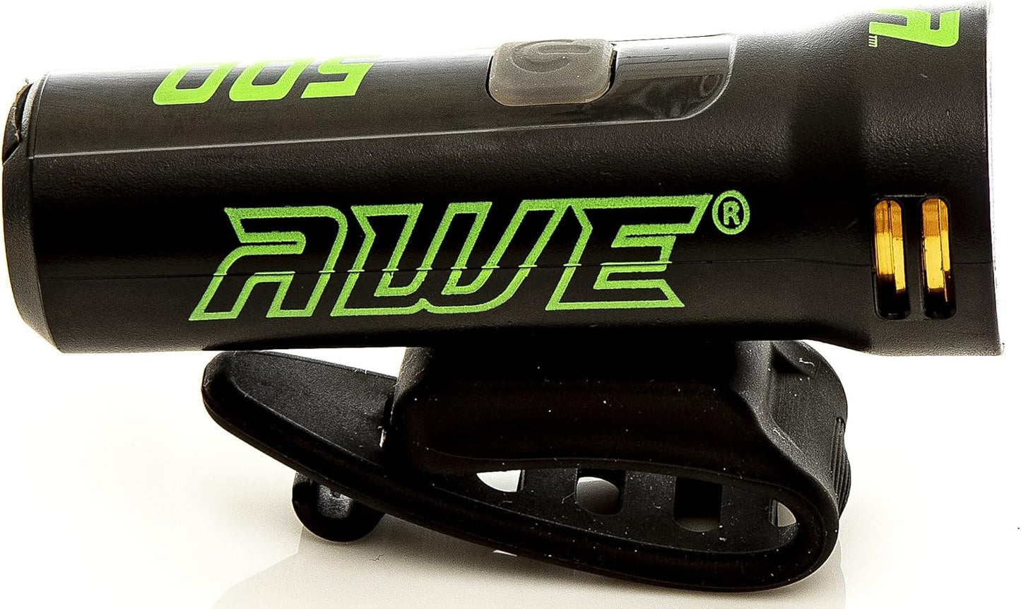 Awe Blast 500 Lumens USB Rechargeable LED Front Bike Light Black