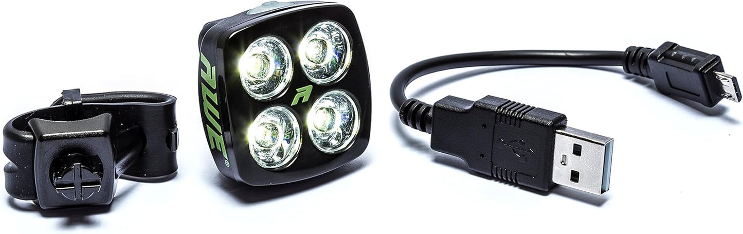 Awe Blitz 80 Lumens 4 LED's USB Rechargeable Front Bike Light