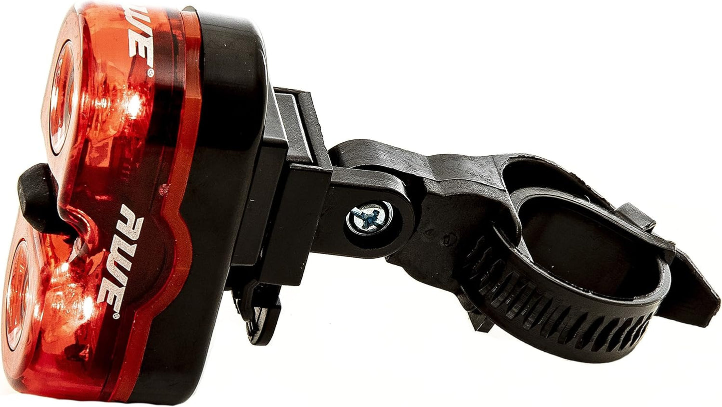 Awe Flash 40 Lumens 2 x 0.5w Red LED's Rear Bike Light Inc: 2 x AAA Batteries