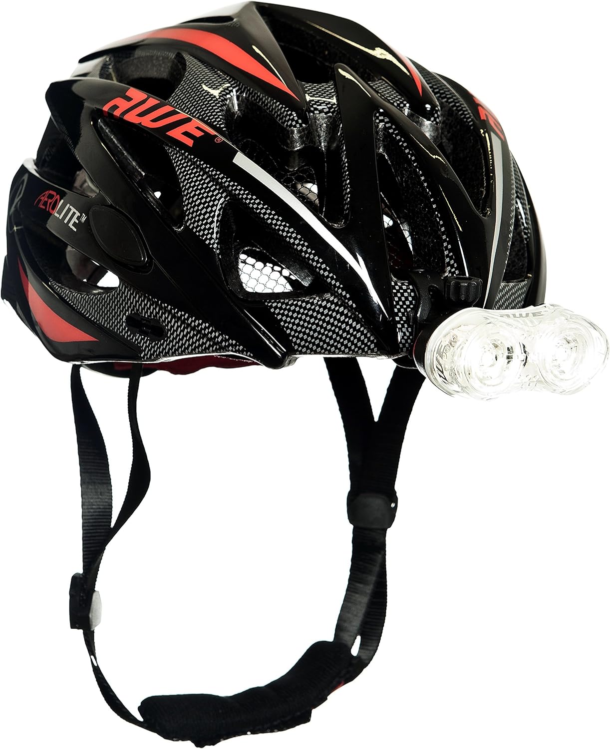 Awe Flash 40 Lumens 2 x 0.5W White LEDs Front Bike Light Inc; 2 x AAA Batts