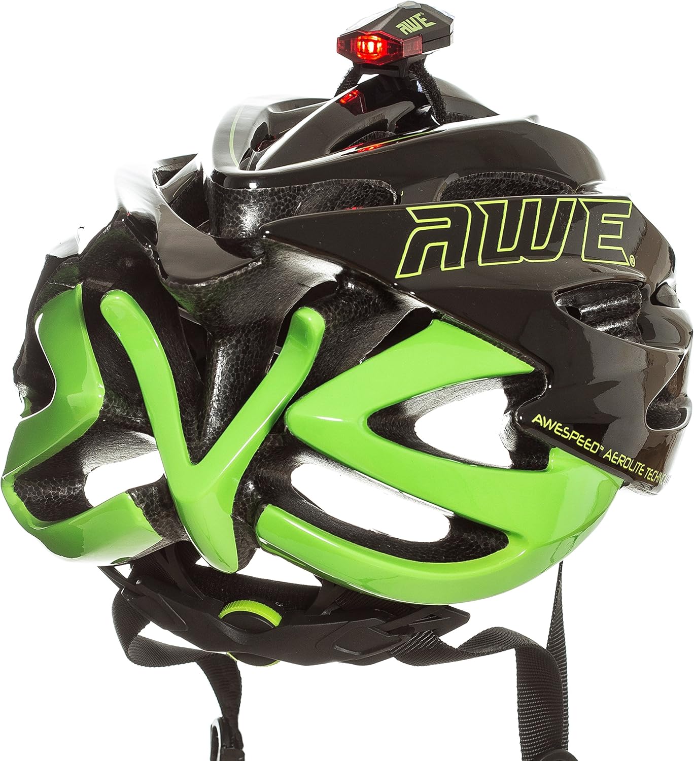 Awe 40 Lumens 2 x LED USB Rechargeable Bike Helmet Light 360º Visibility