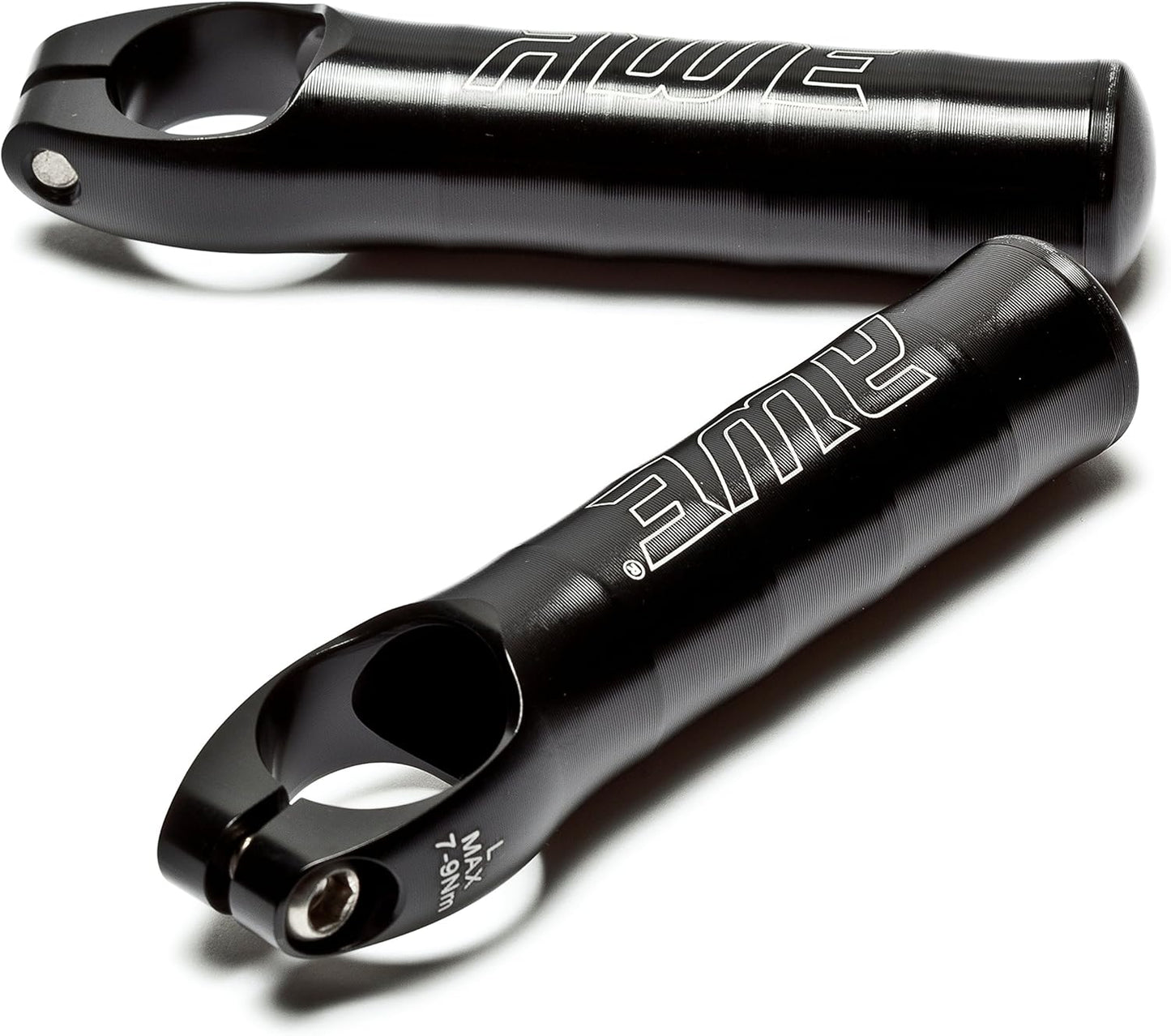 AWE CNC 6061 Anti Slip Lightweight Alloy Bicycle Bike Bar Ends/Caps Black