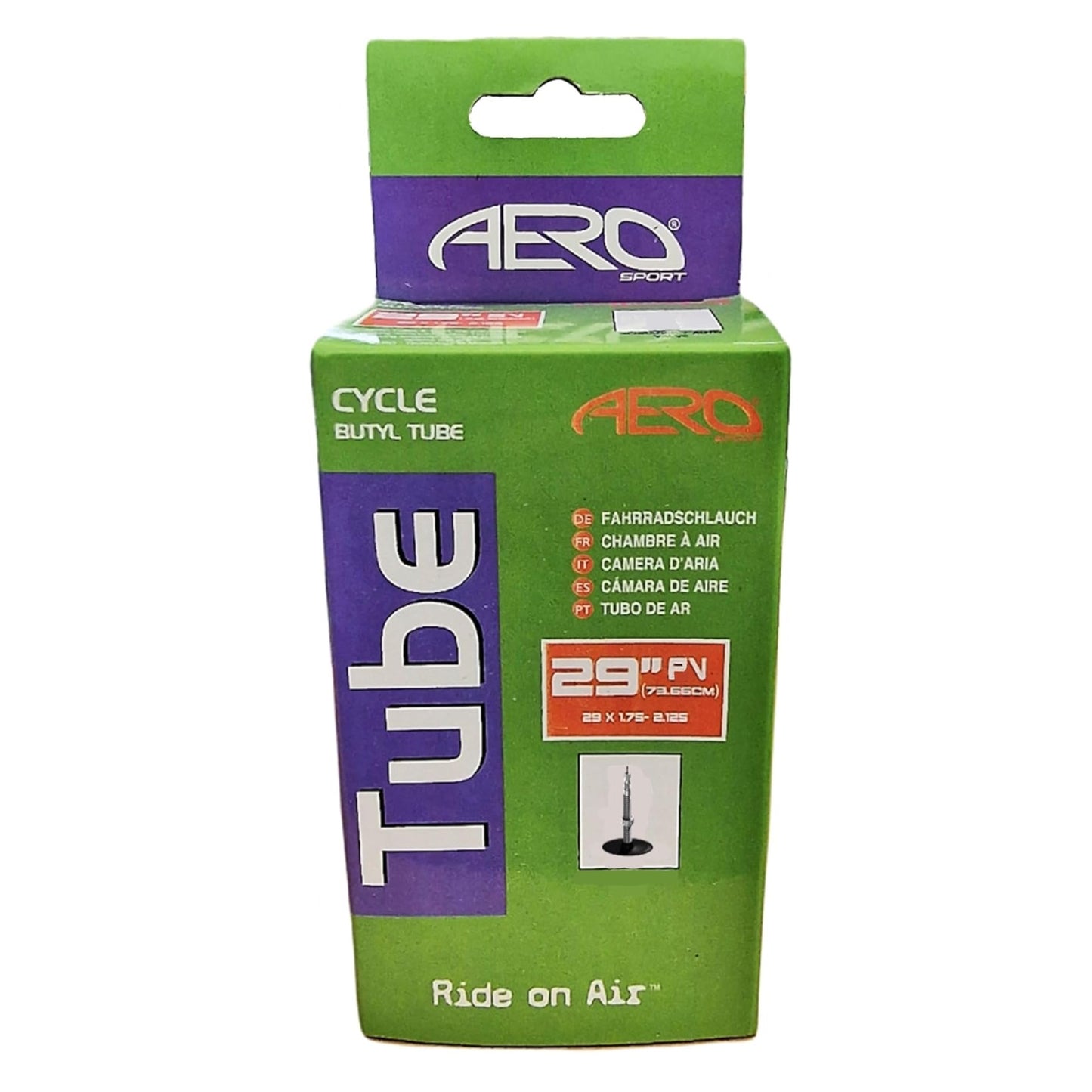 Awe Butyl Rubber 29" x 1.75-2.25 Inner Tube 500%* Extra Ride Time Schrader Valve