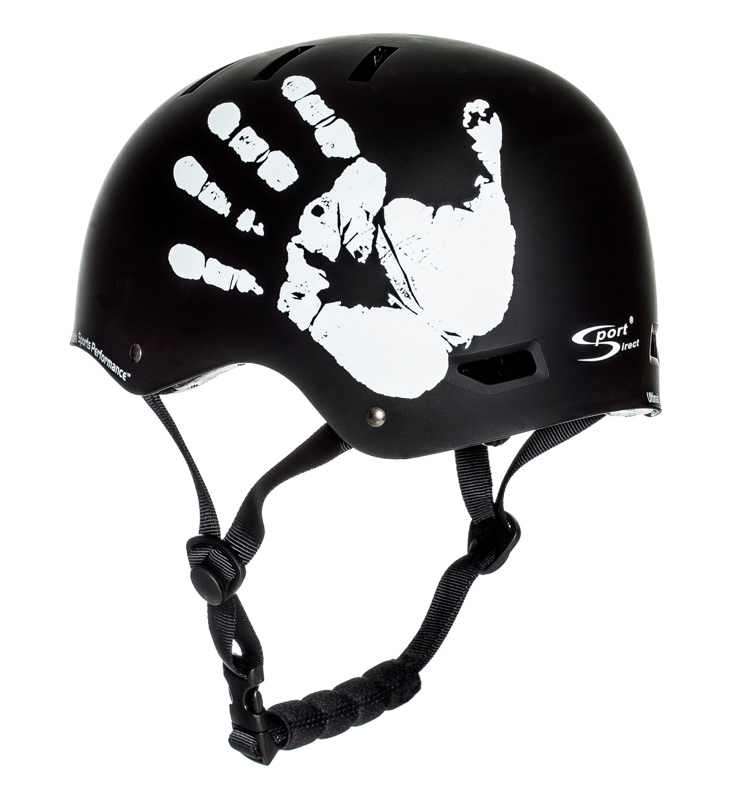 Sport Direct Adult BMX/Skateboard/Scooter/Bike Helmet Medium 55-58cm Black