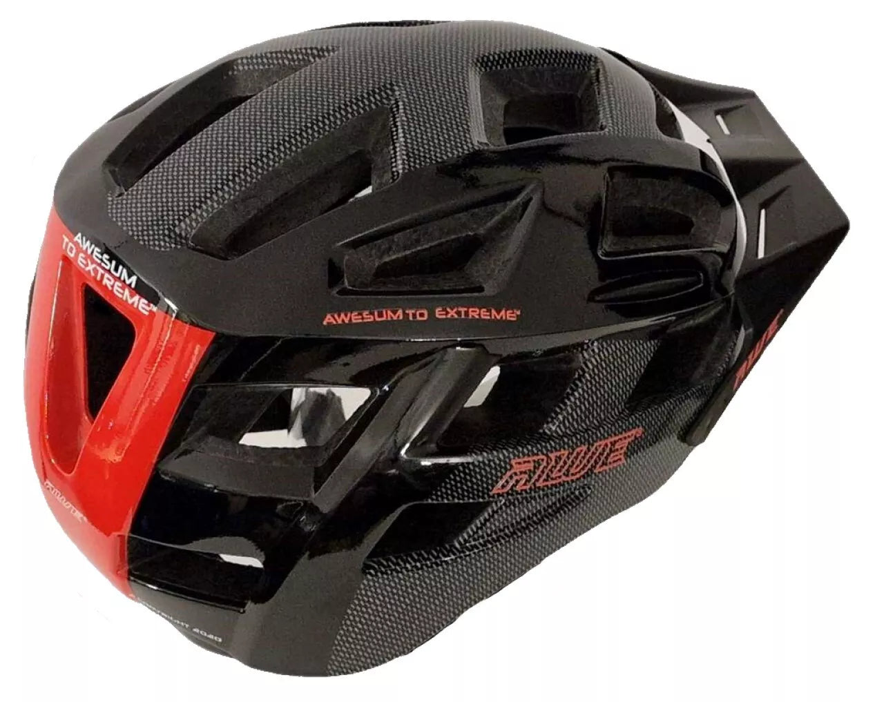 AweRide In Mould Adult Bike Helmet Large 58-61cm Black/Carbon/Red