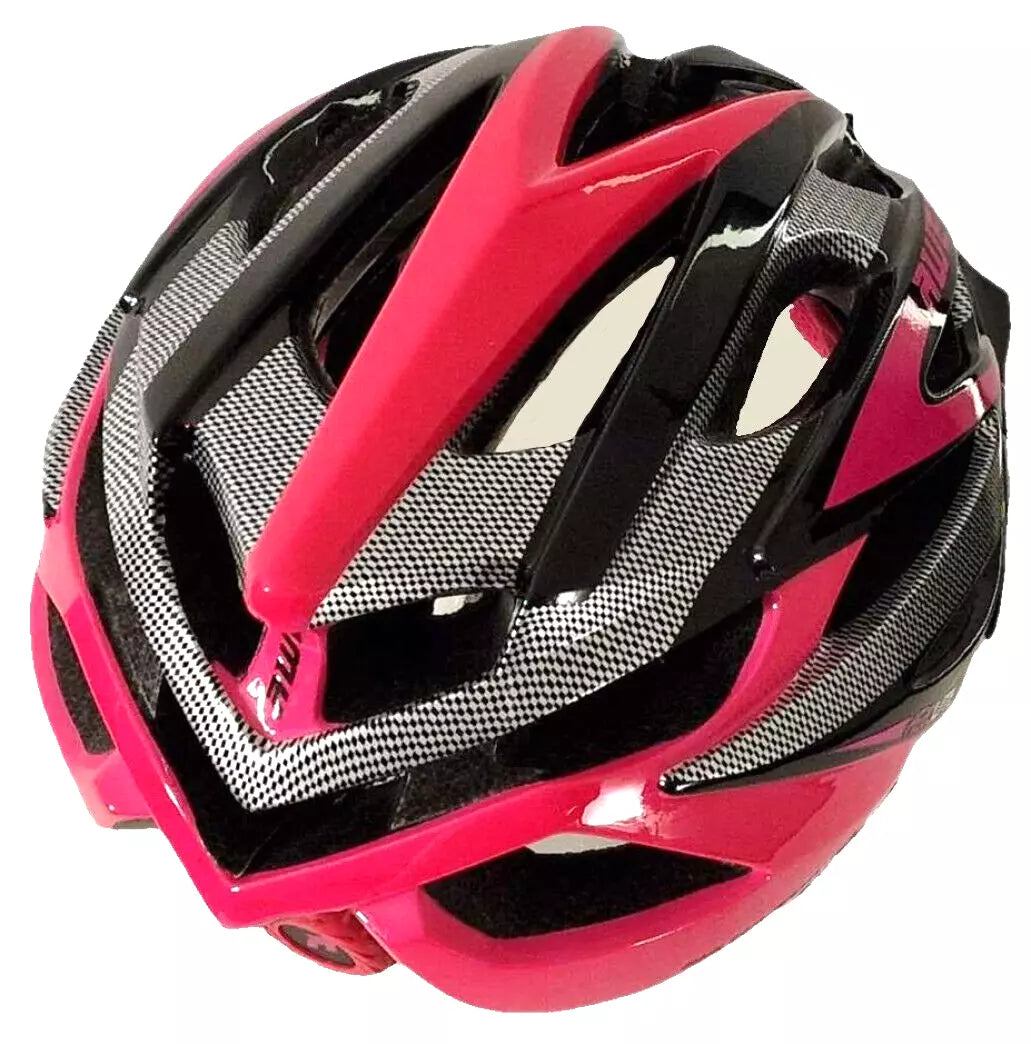 AweAeroLite In Mould Adult Bike Helmet Medium 55-58cm Black/Pink