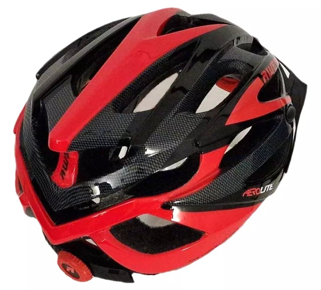 AweAeroLite In Mould Adult Bike Helmet Large 58-61cm Black/Red