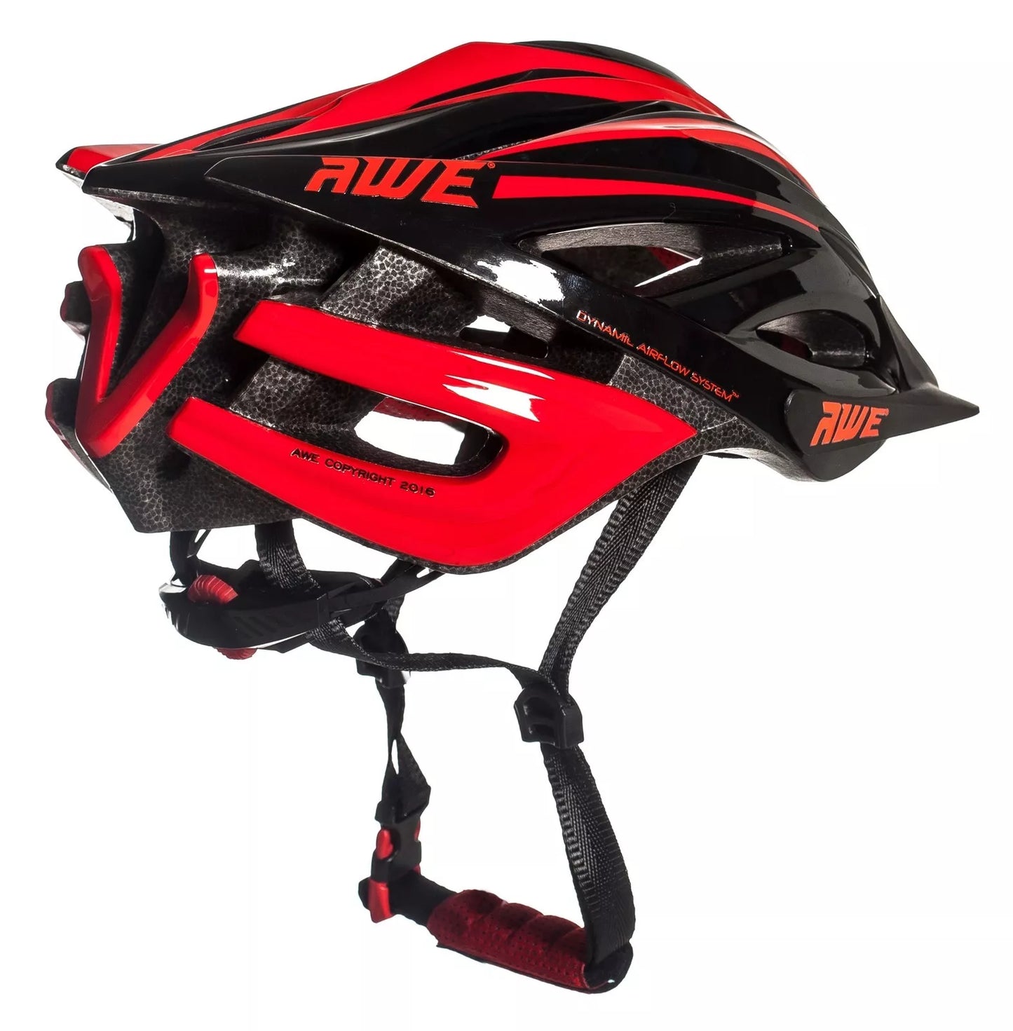 AweBlade In Mould Adult Bike Helmet Medium 55-58cm Black/Red