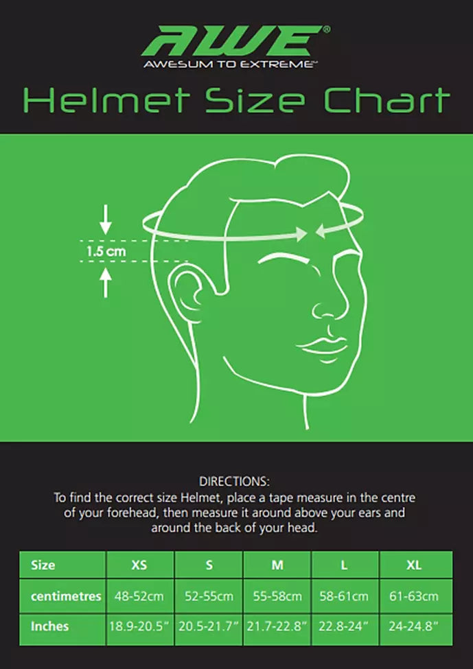 AweBlast 16+/Adult BMX/Downhill/Full Face/Enduro Bike Helmet 56-58cm Black