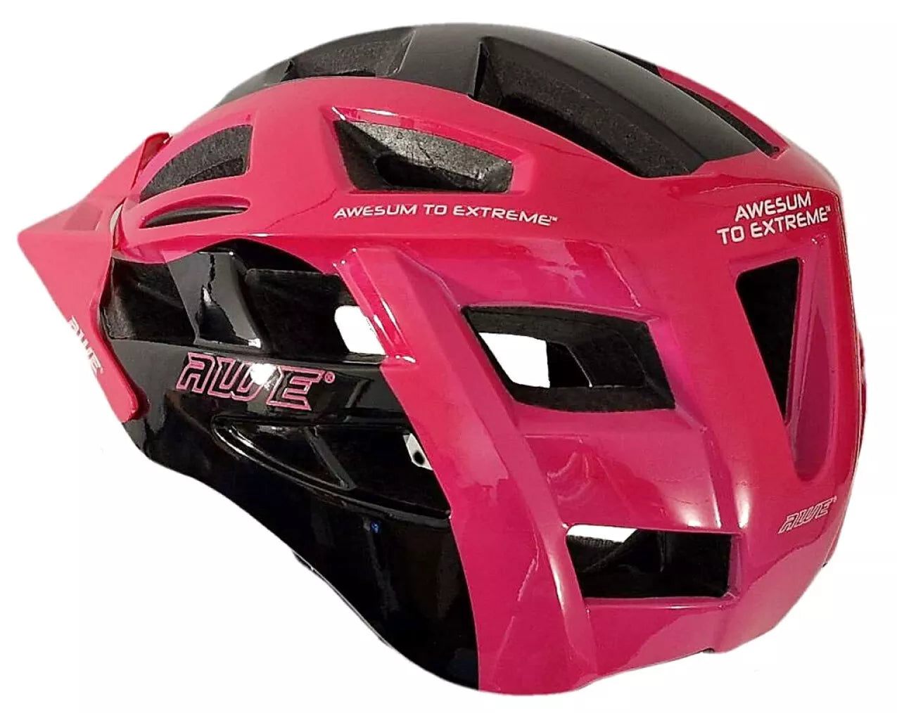 AweRide In Mould Adult Bike Helmet Medium 55-58cm Black/Pink