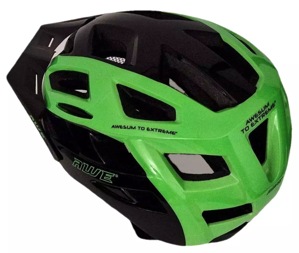 AweRide In Mould Adult Bike Helmet Medium 55-58cm Black/Green