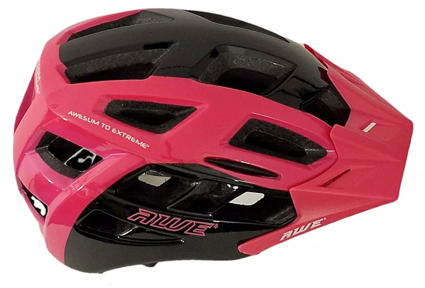 AweRide In Mould Adult Bike Helmet Medium 55-58cm Black/Pink