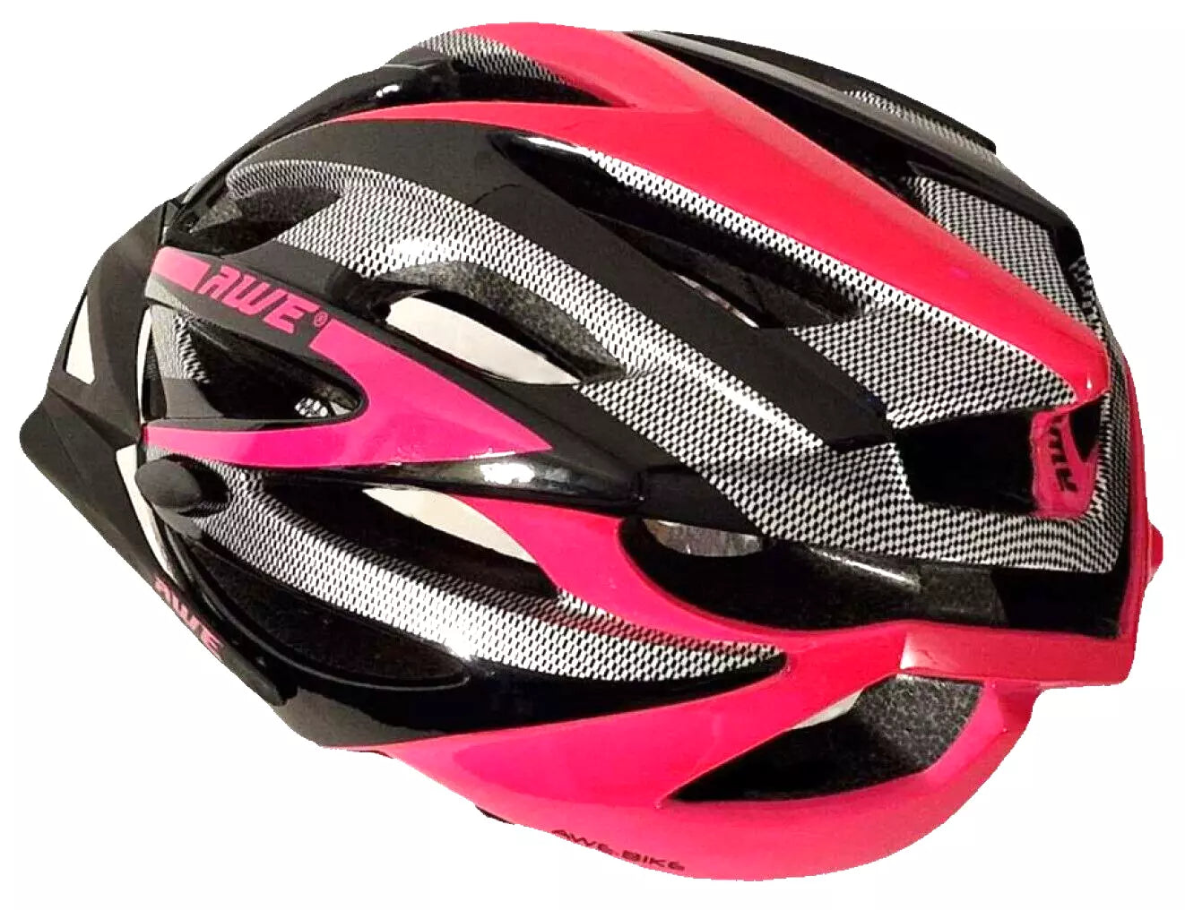AweAeroLite In Mould Adult Bike Helmet Medium 55-58cm Black/Pink