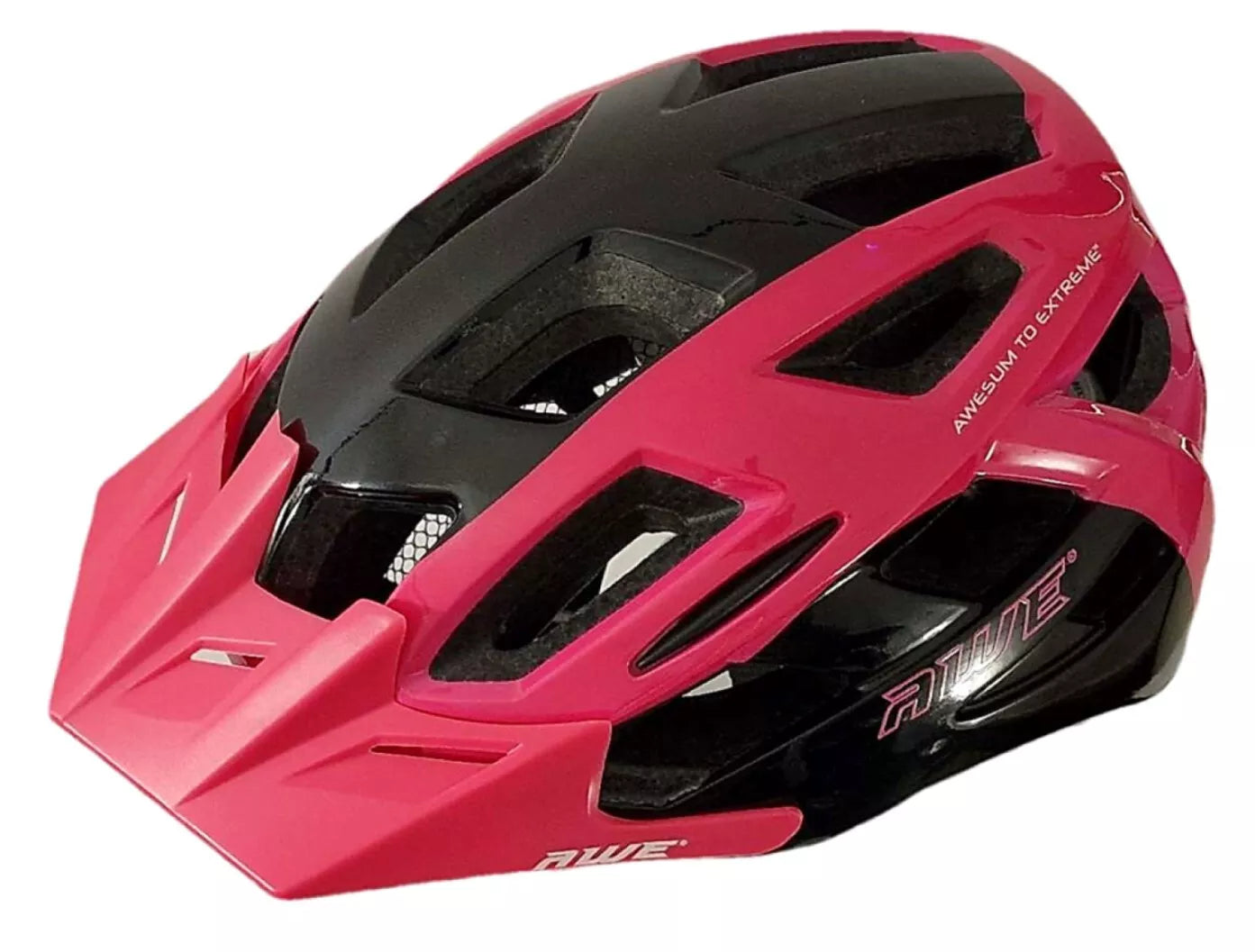 AweRide In Mould Adult Bike Helmet Medium 55-58cm Black/Pink