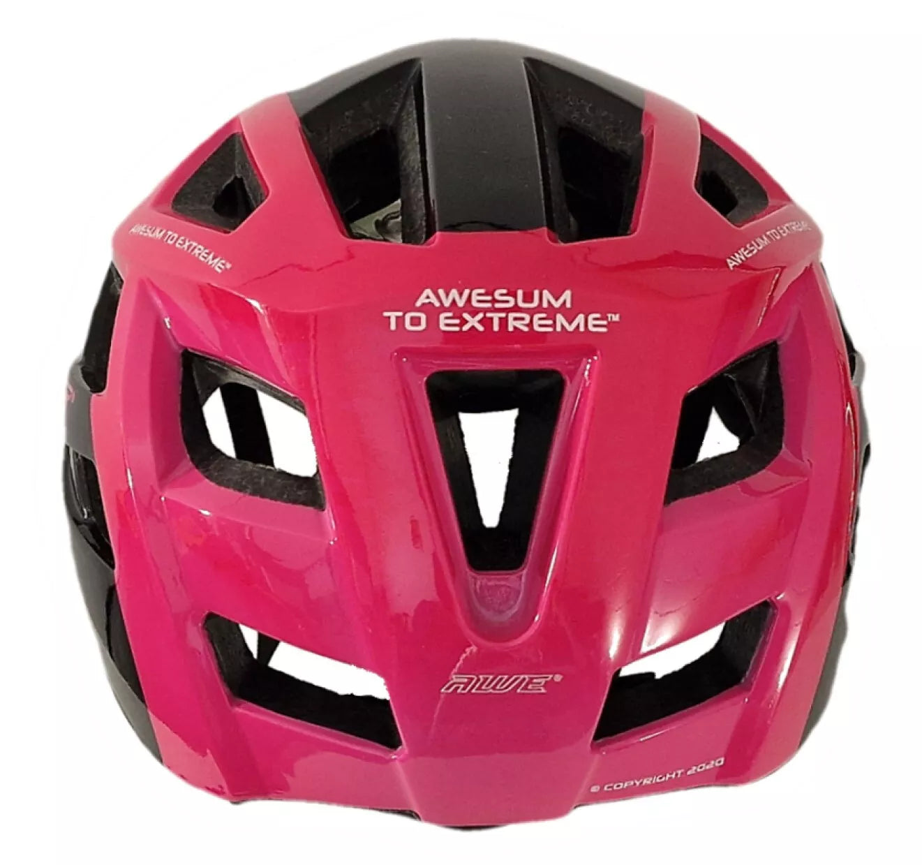 AweRide In Mould Adult Bike Helmet Medium 55-58cm Black/Pink