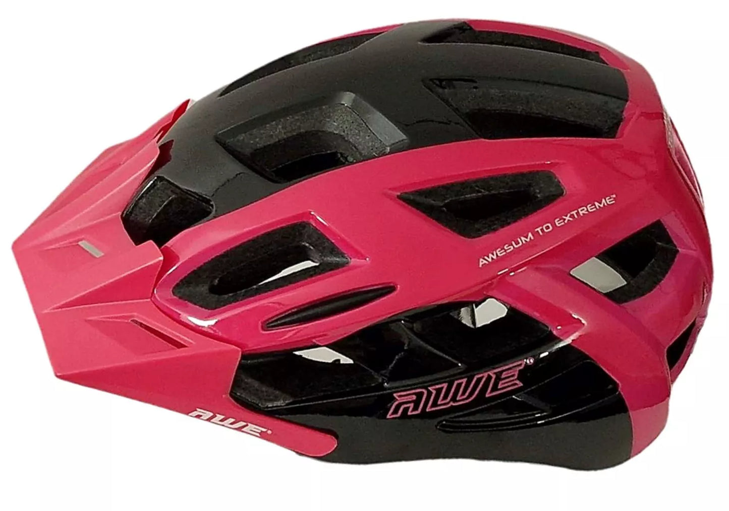 AweRide In Mould Adult Bike Helmet Medium 55-58cm Black/Pink
