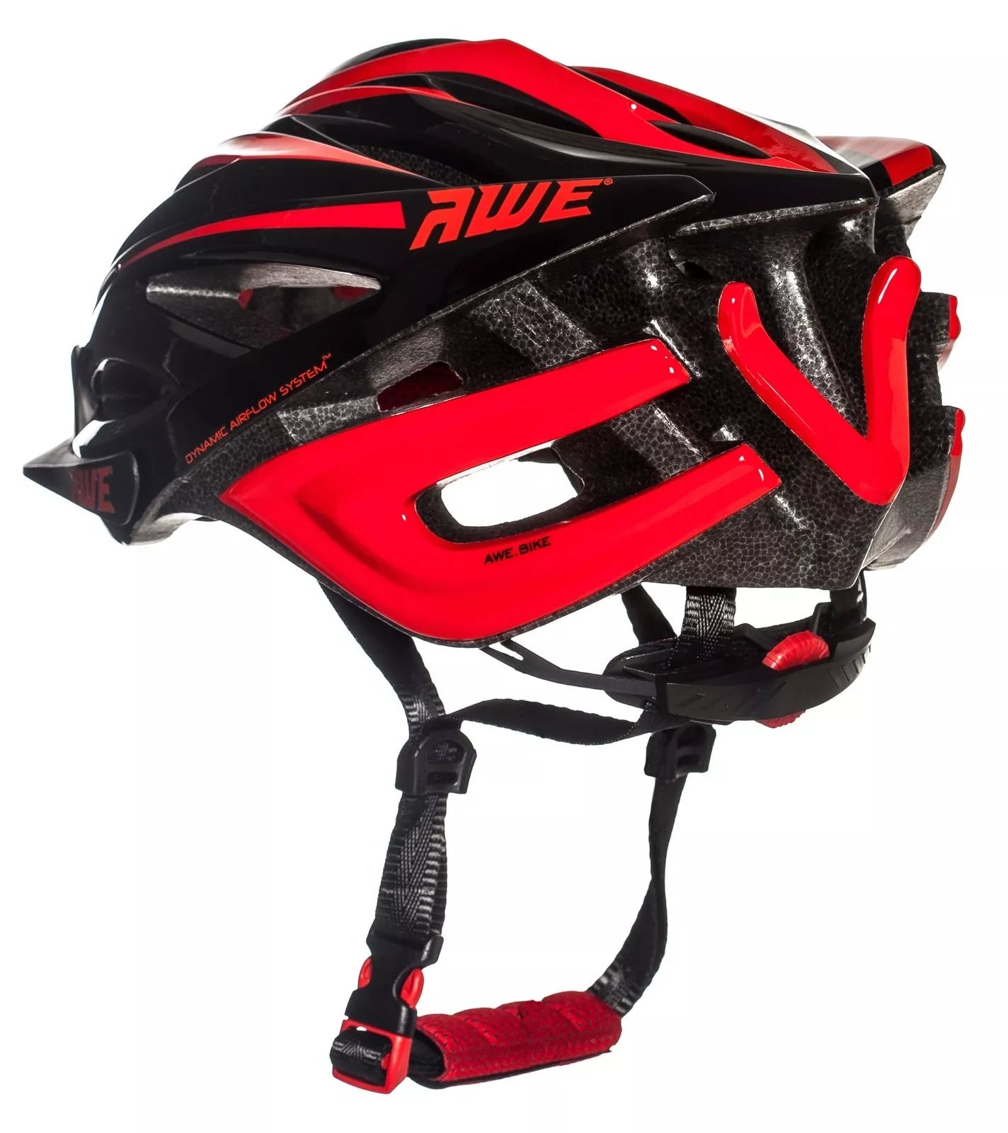 AweBlade In Mould Adult Bike Helmet Medium 55-58cm Black/Red