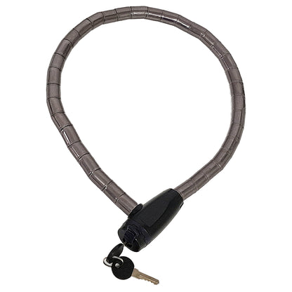 Armoured Steel Bike Cable Lock 800mm x 18mm with Keys