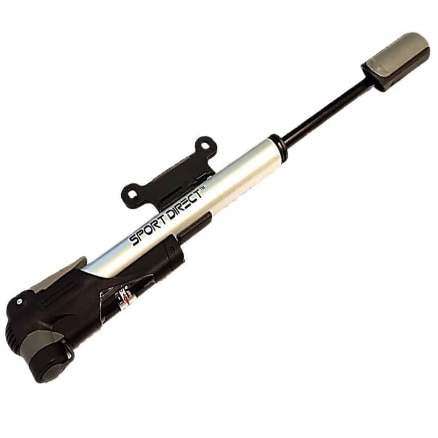 Sport Direct 120 PSI Alloy Mini Bike Pump and Gauge Schrader/Presta Valve