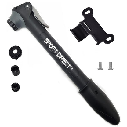 Sport Direct 120 PSI Mini Bike Hand Pump Dual Schrader/Presta Valve